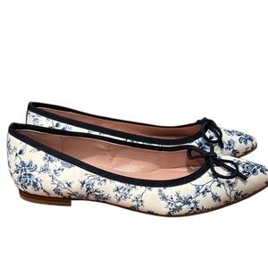 MARGAUX Collab w/ Gal Meets Glam Toile Print Ballet Flats Size 10 — GORGEOUS!!!
